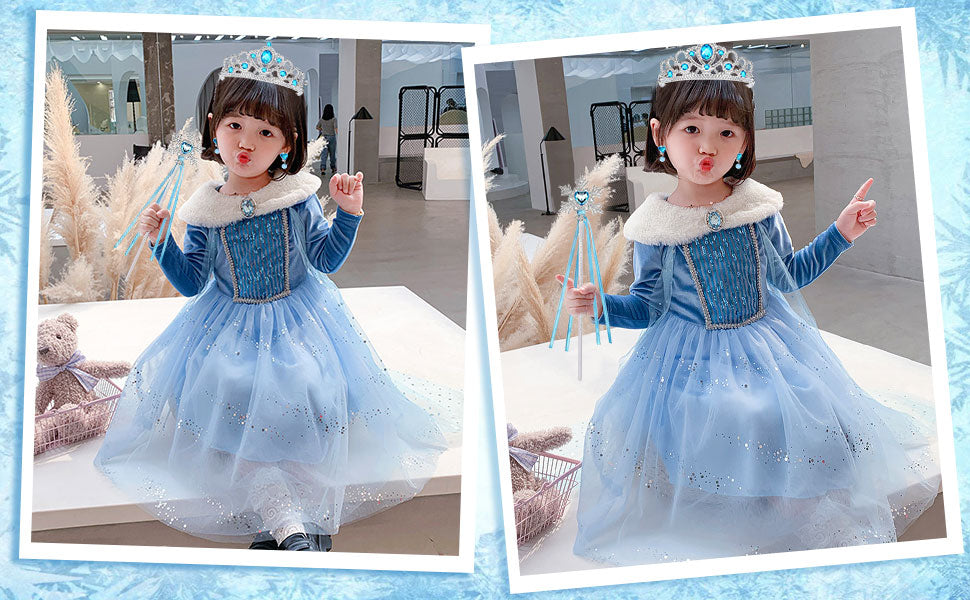 Robe reine des neiges